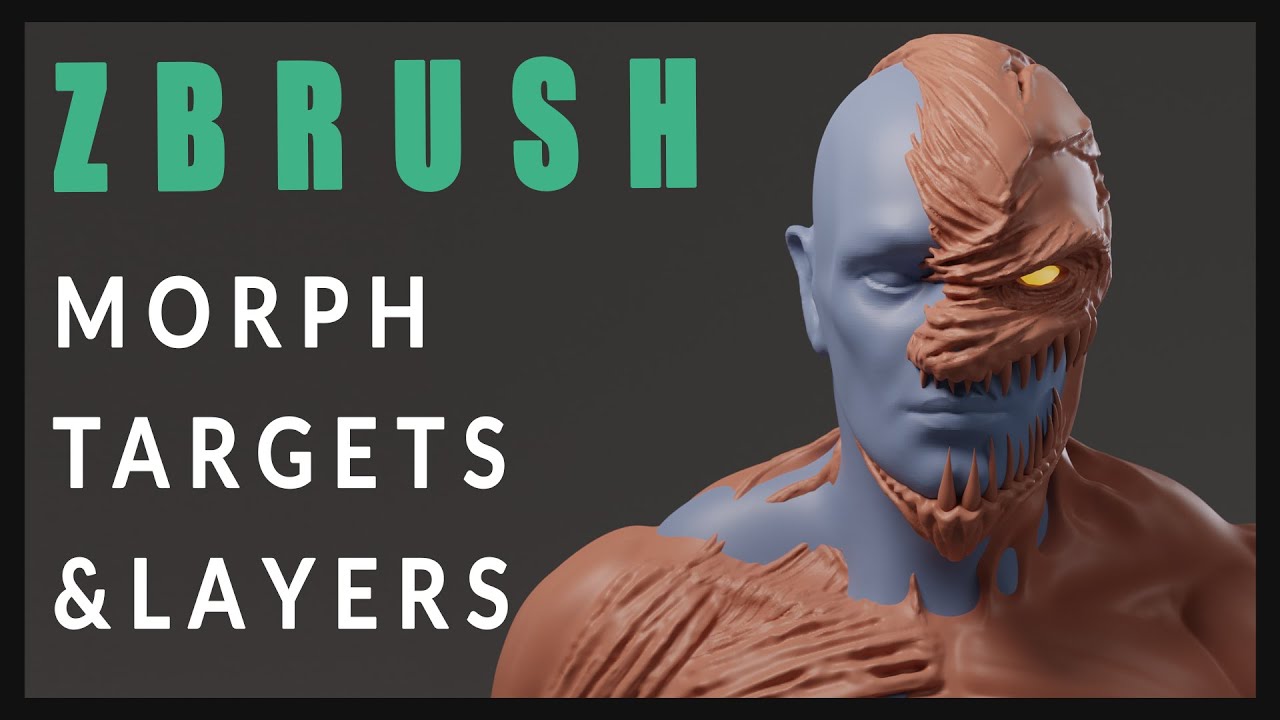 ZBrush Quick Tips: LAYERS AND MORPH TARGETS!!!