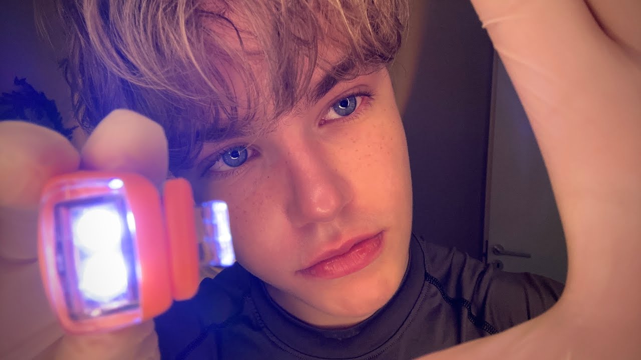 ASMR SUOMI │ Teen Sulle Cranial Nerve Examin👨🏼‍⚕️ (Roleplay)