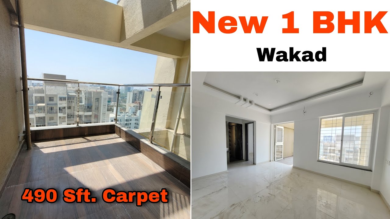 New 1 BHK for Sale | Carpet 490 sq.ft. | Ready To Move | #Wakad #Pune | Call 8855836945 / 7058094208