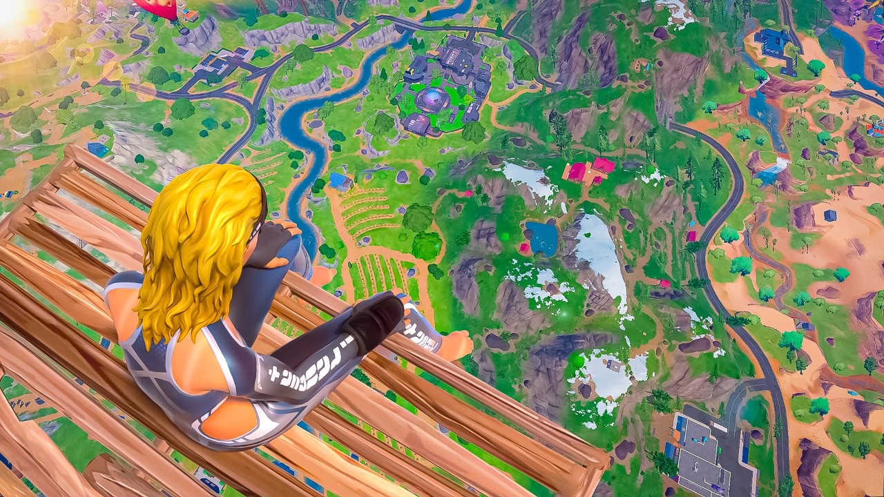 Je fais une SKY-BASE Pour Faire TOP 1 😂#fortnite