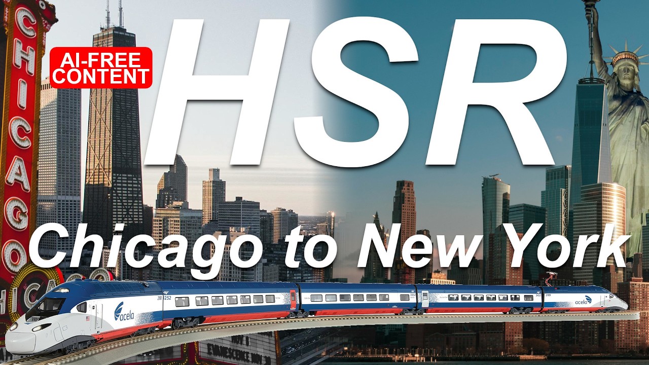 High Speed Rail From Chicago to New York In Under 6 Hours? | AI-free Content