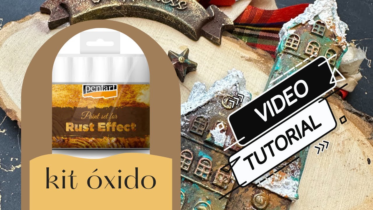 Te enseño a utilizar kit óxido PENTART