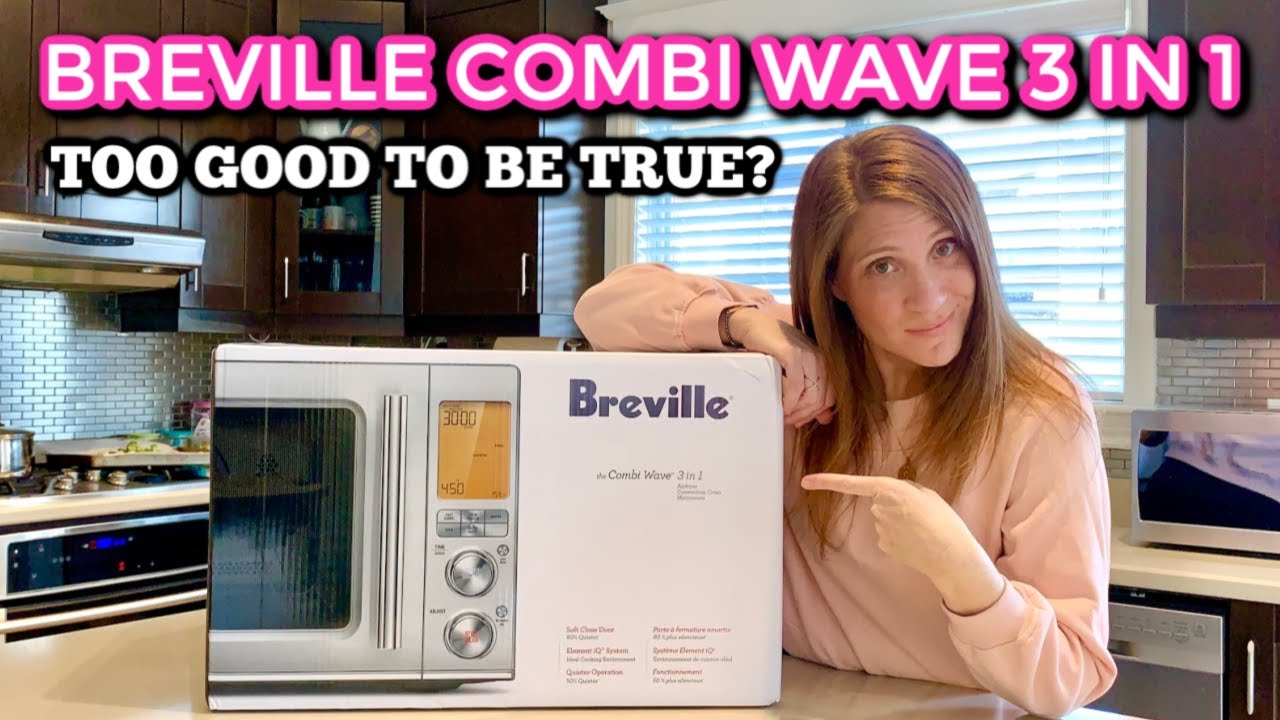Breville Combi Wave 3 в 1 (микроволновая печь, аэрофритюрница и духовка) — распаковка и первые вп...