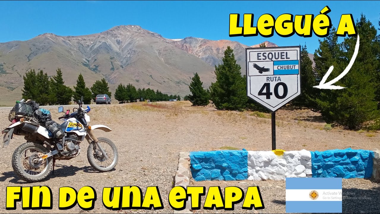 ESQUEL FIN DE UNA ETAPA - CHILE - MANTENIMIENTO | SUZUKI DR 350 | PATAGONIA EN MOTO #patagonia #adv