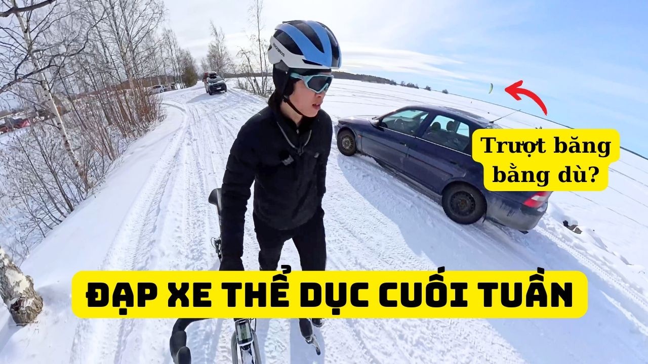 -4°C Đạp xe thể dục cuối tuần | Khám Phá Thể thao mùa đông ở Phần Lan
