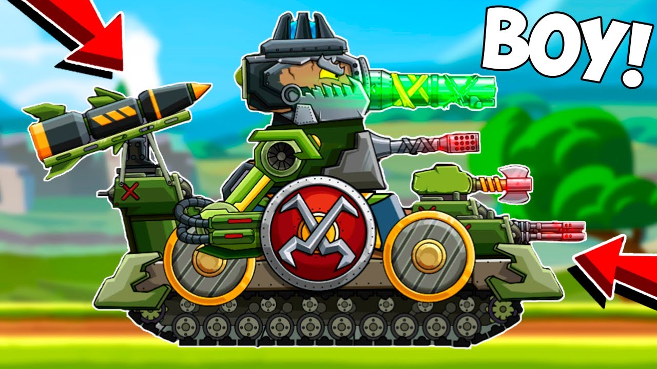 ОБНОВЛЕНИЕ! НОВЫЙ МИФИЧЕСКИЙ ТАНК БАРБАРИАН КВ-6! Прокачал на МАКС УРОВЕНЬ - Tank Arena