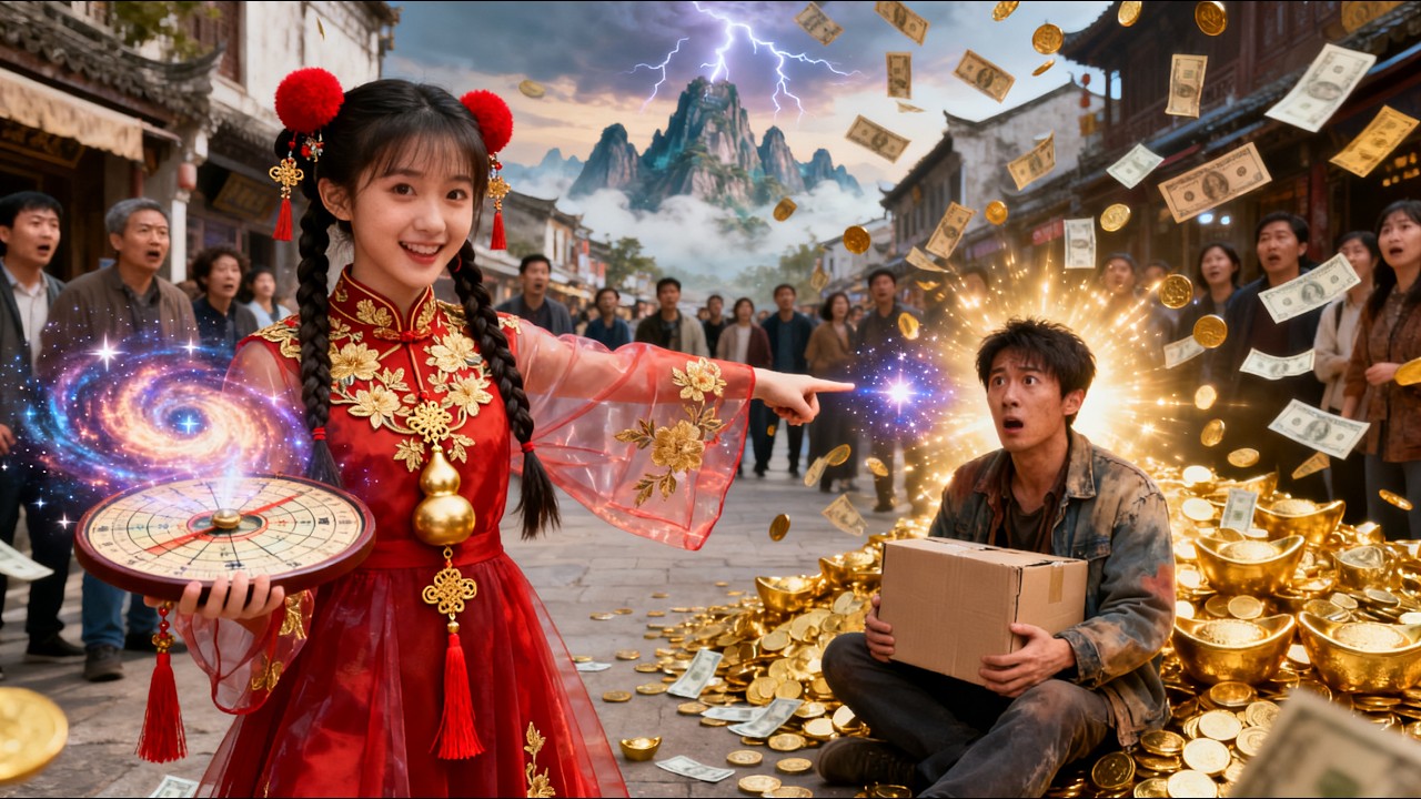 小財神人間渡劫化身五歲萌寶，召喚雷劫把欺負漂亮姐姐的人全部打趴，成為武林人人害怕的小盟主！#短劇全集 #minidrama #萌娃