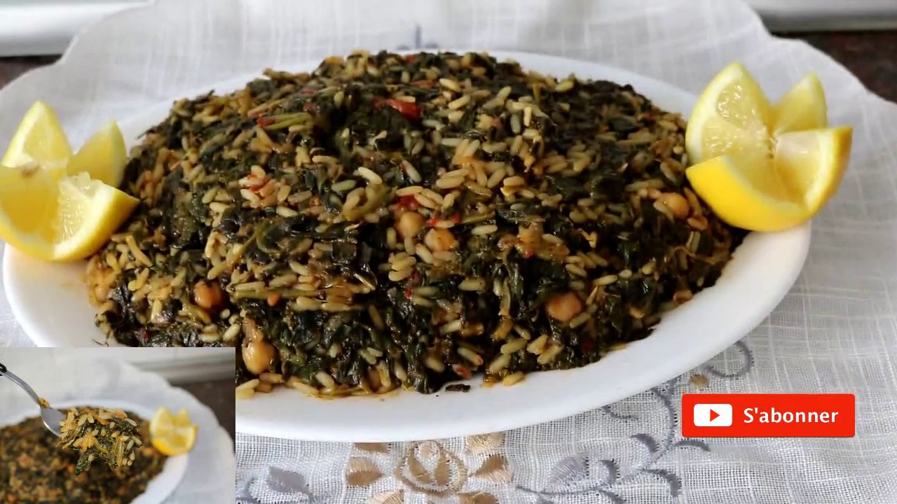 Un bon plat d'épinards ( السبانخ بطريقة سهلة اقتصادية وبطعم رآائع)  - Matbakh kamar