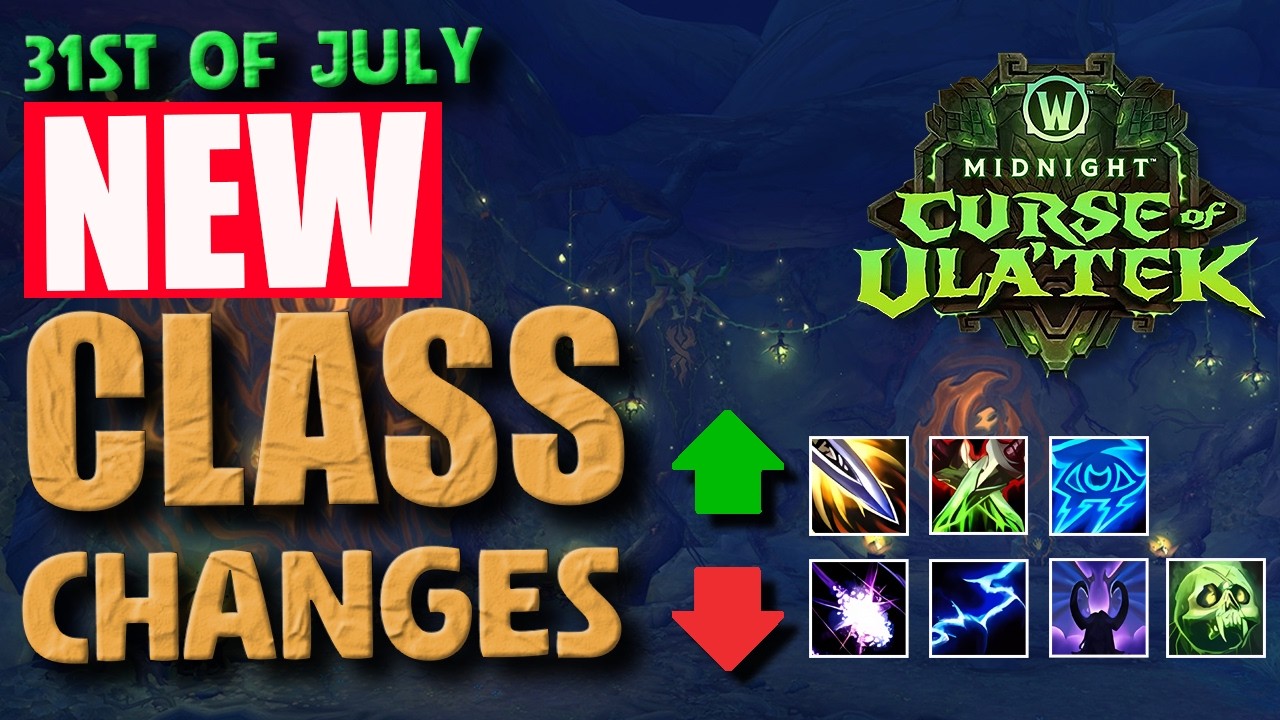 *NEW* Class Changes - ROGUES ARE BACK BABY -  UHDK & Boomie & Ele NERFED | Patch 12.1 - Midnight