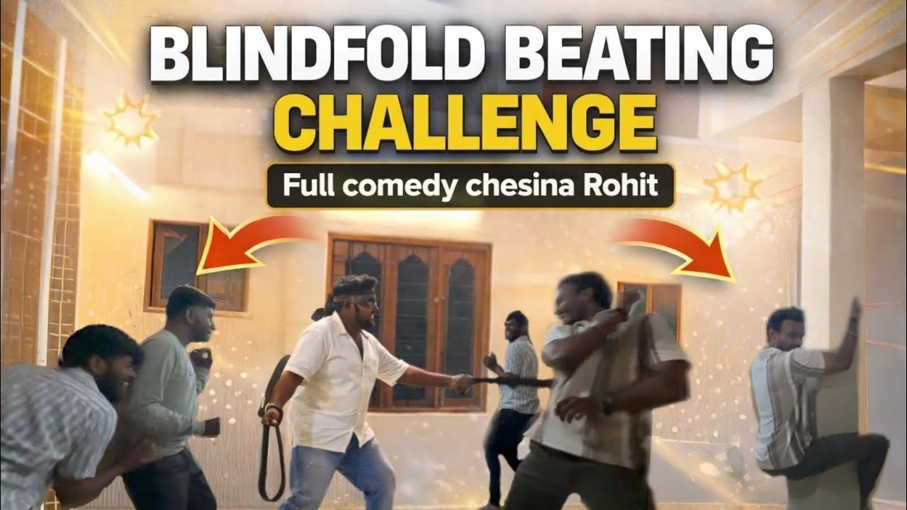 Blindfold lo team Ni kottinru Marian anna and Sonu. Full comedy #funny #viral #trending #challenge 