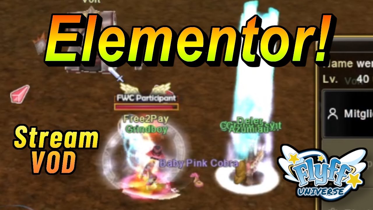 Flyff Universe - FWC Server Road to Elementor!