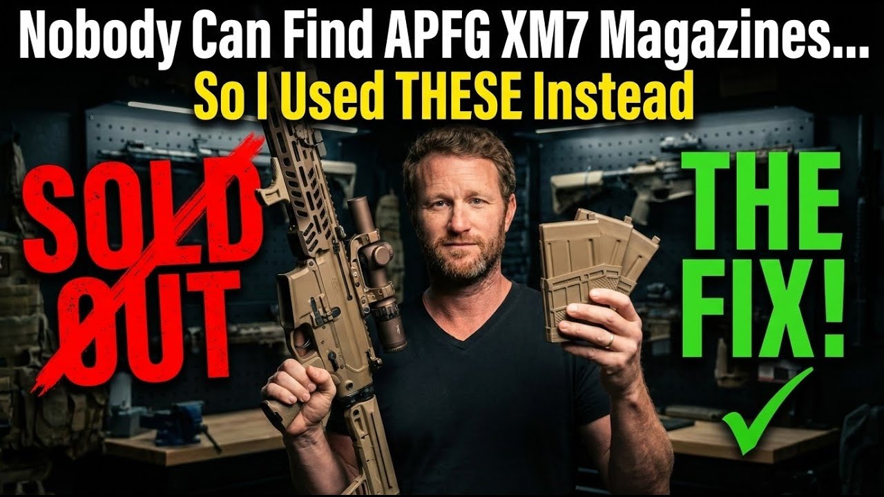 Никто не может найти магазины для страйкбольного оружия APFG XM7... Поэтому я использовал ВОТ ЭТИ...