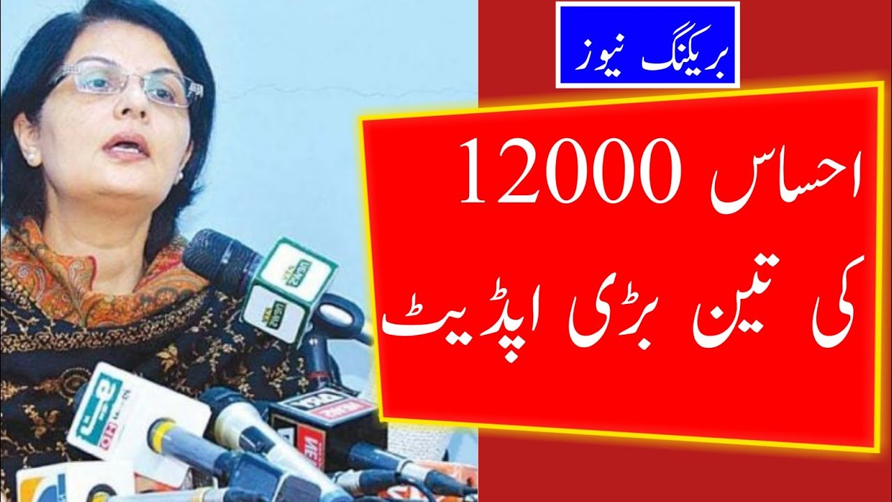 Ehsas 12000 Three New Updates || Three Ehsas Program 12000 New Updates || 12000 Kafalat Program 2021
