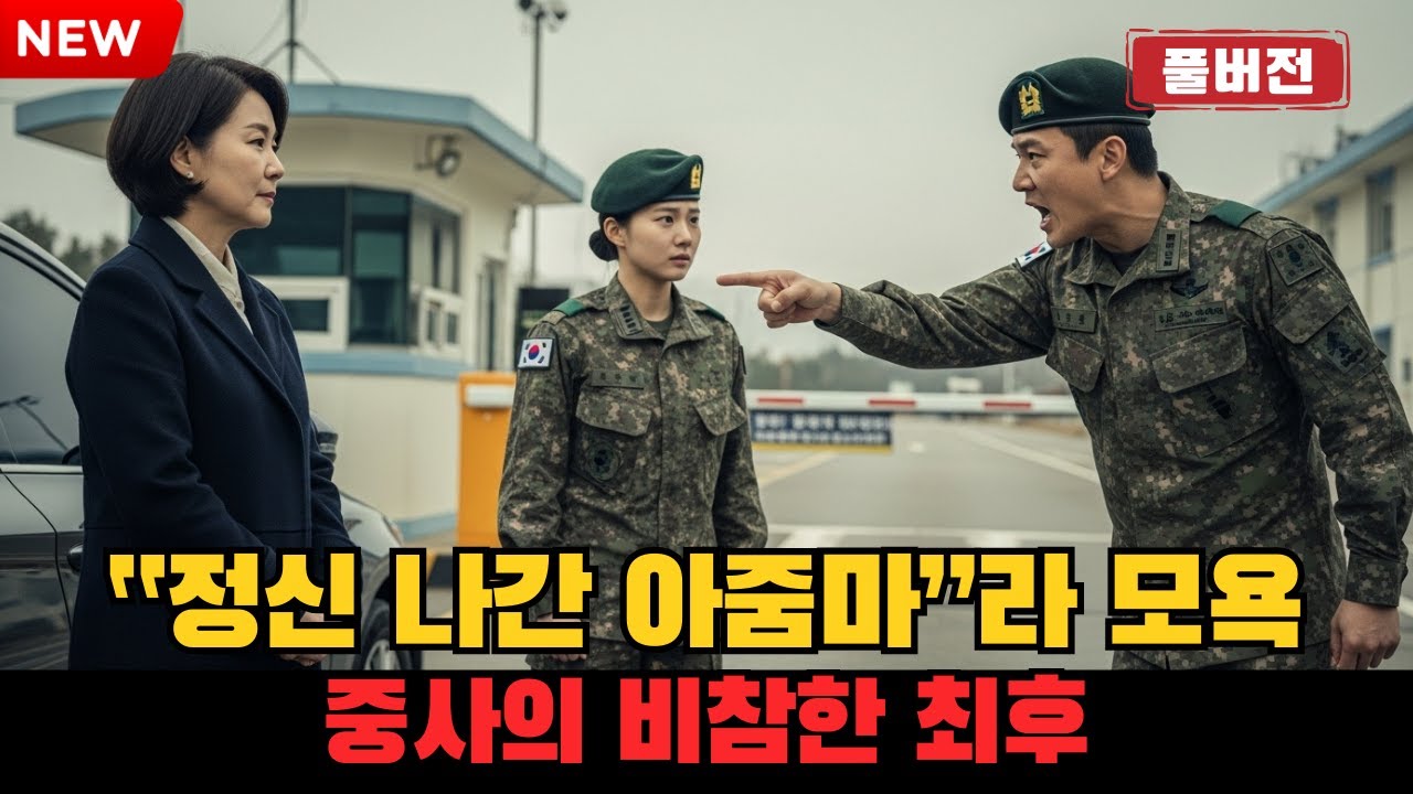 “정신 나간 아줌마가 무슨 허세야” 딸 면회 온 707 특임대 출신 최연소 중장을 모욕한 악질 중사… 정체가 드러난 뒤 맞이한 비참한 최후