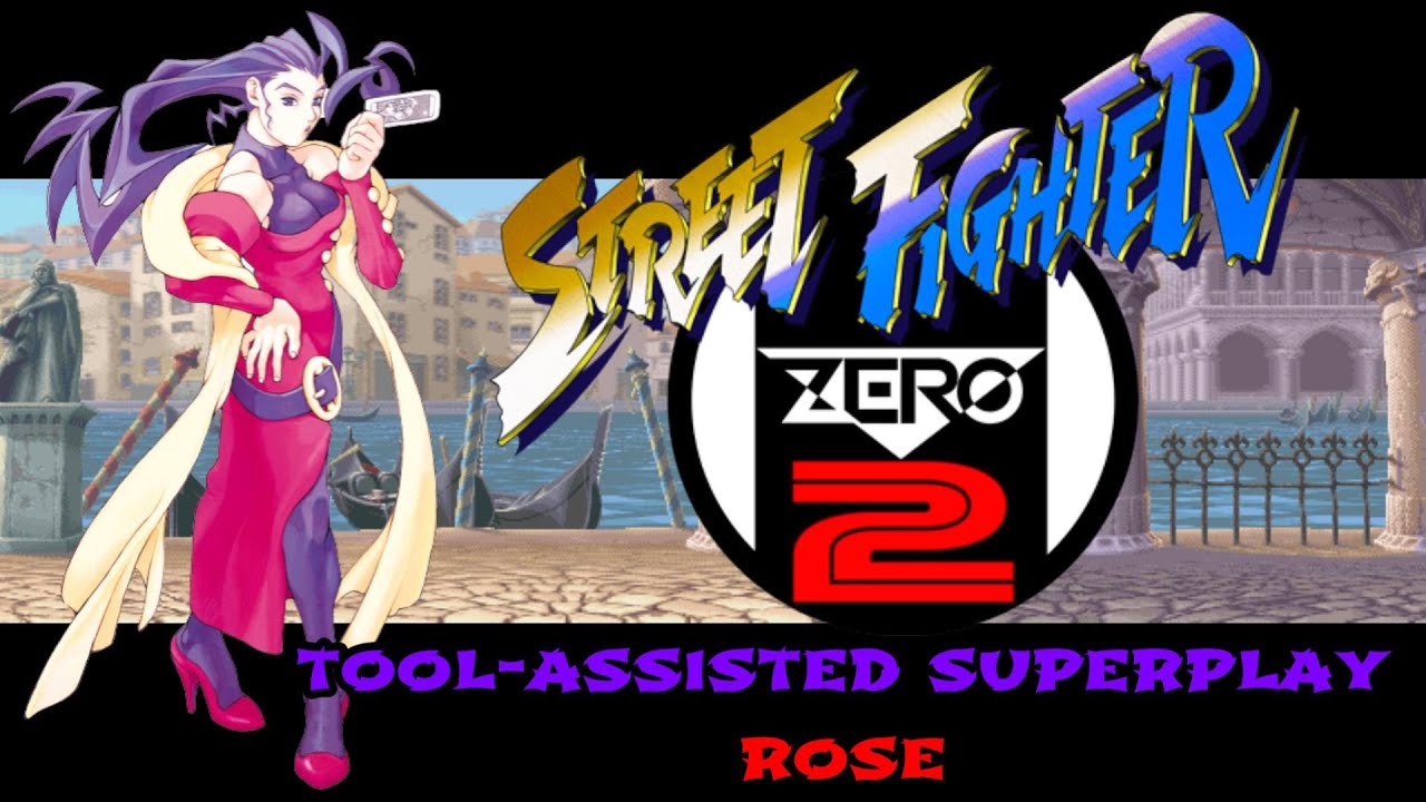 [TAS] Street Fighter ZERO 2: Соблазнительная гадалка Роуз и её удивительные комбо [Простое объясн...