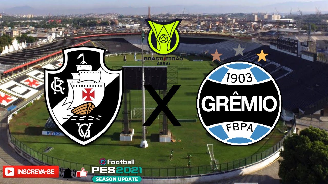 VASCO x GRÊMIO | Campeonato Brasileiro 2023 (RODADA 18) | PES 2021 Patch BMPES 9.99