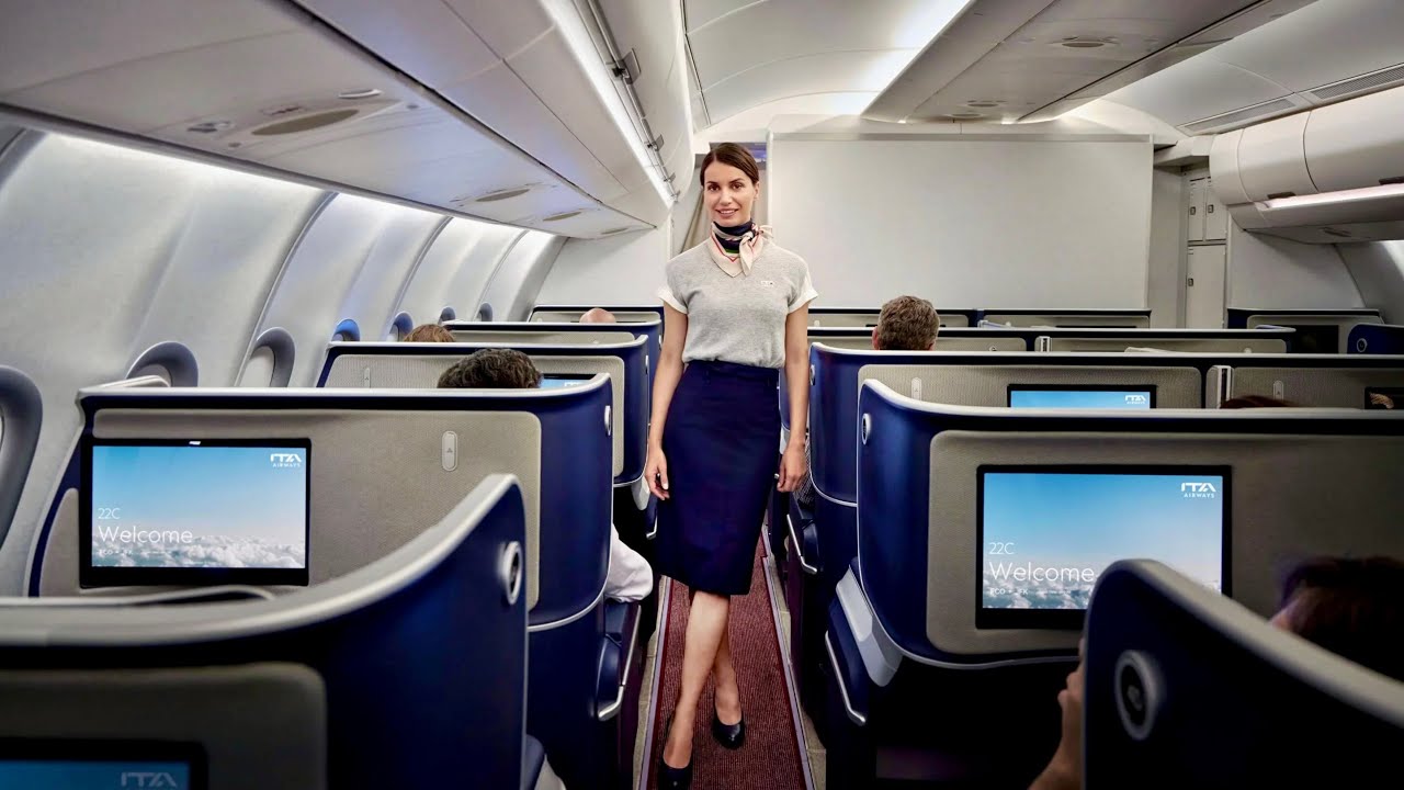 ITA Airways A330neo Бизнес-класс | Из Рима на Мальдивы с шиком (отчет о поездке в формате 4K)