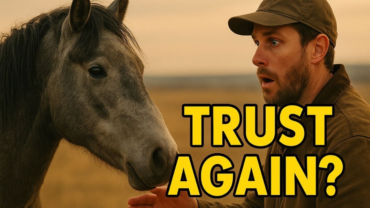 The Moment a Wild Horse Trusted a Human Again