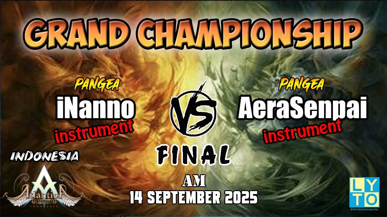 Final iNanno vs AeraSenpai AM Grand Championship 14 September 2025 | Atlantica Rebirth Indonesia