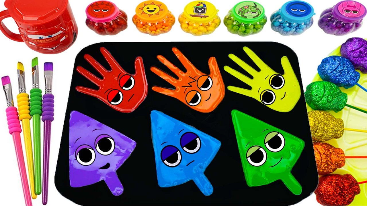 Satisfying Video | DIY How To Make Super BlueMagic Slime SPRUNKI Candy&Crystal Mixing Sounds ASMR 💙✨