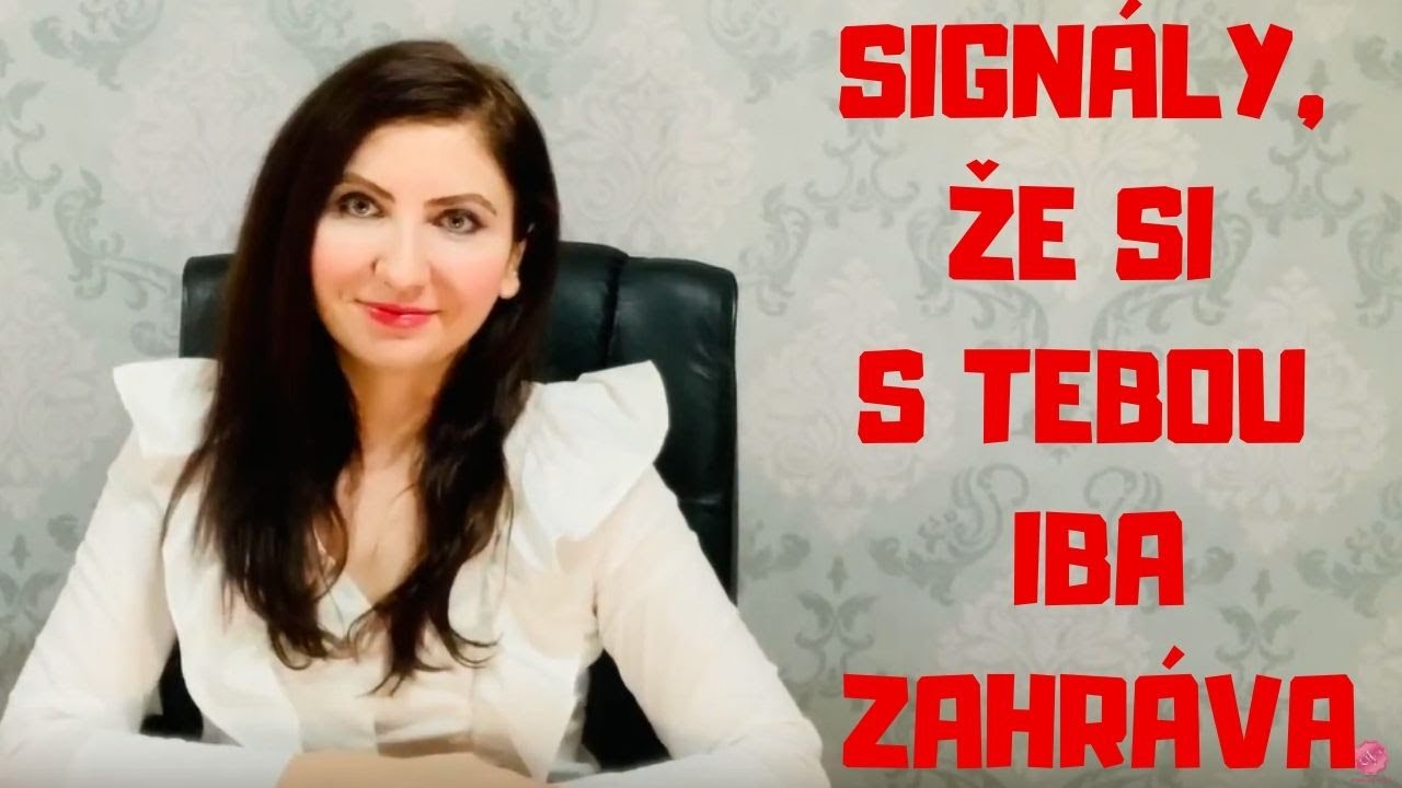 Signály, že si s tebou iba ZAHRÁVA