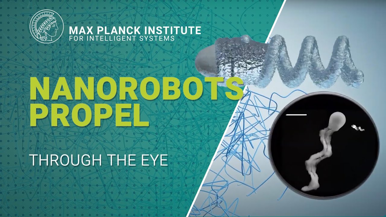 Nanorobots propel through the eye