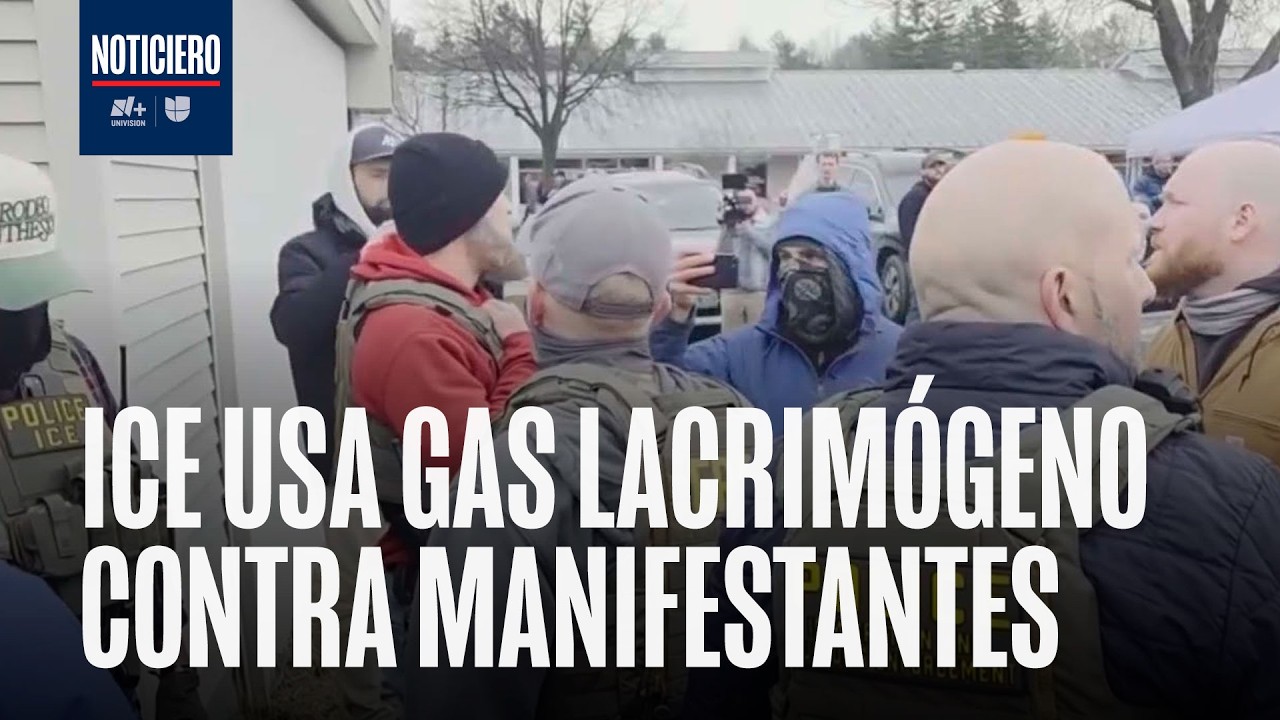 Violento operativo de ICE en Vermont termina en enfrentamientos y uso de gas lacrimógeno