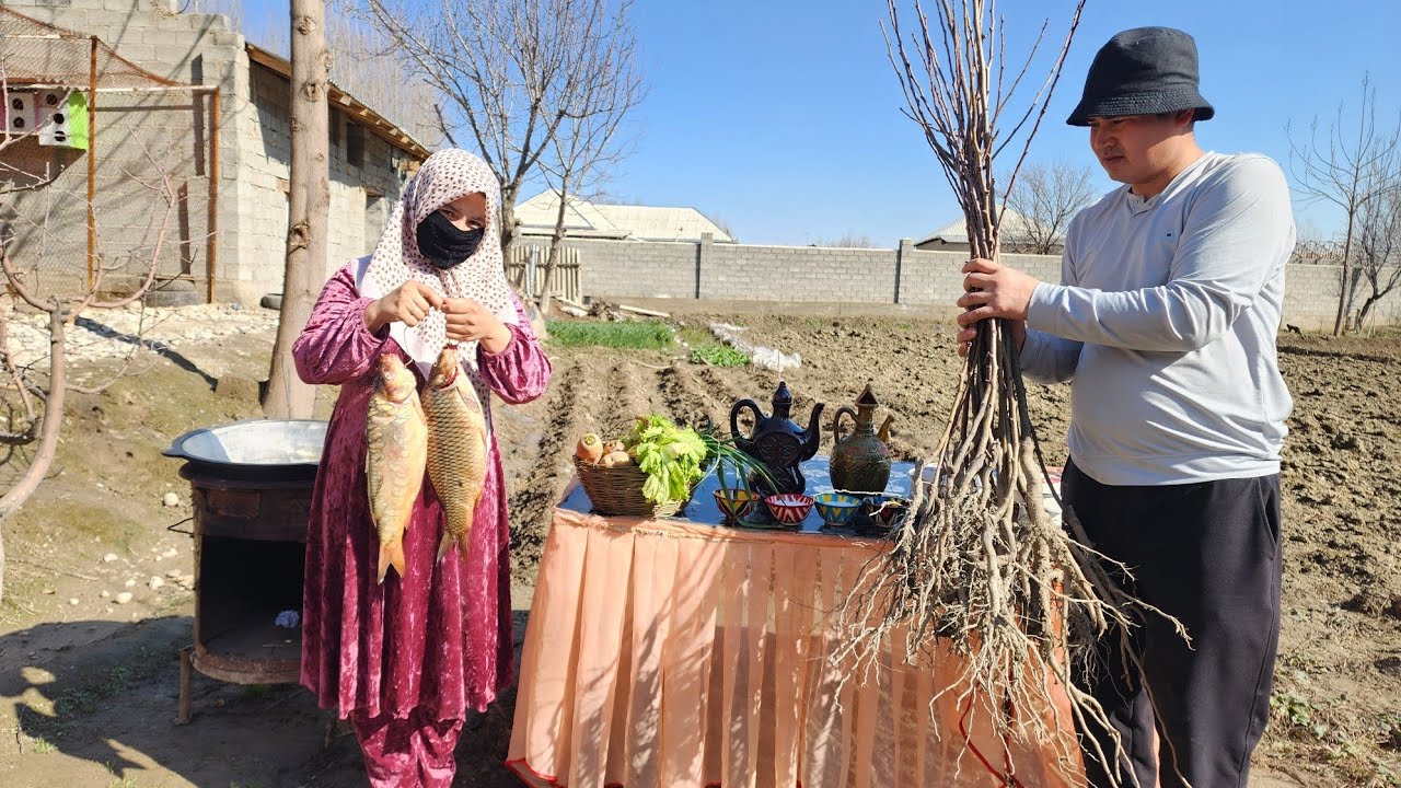 Cooking Village-Style Flour-Coated Fish From Scratch 🐟🌾🔥🍳