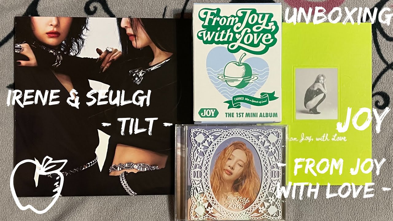 ЯБЛОКИ и ВИШНИ! Unboxing Irene & Seulgi - TILT | JOY - From Joy With Love | Red Velvet | kpop haul