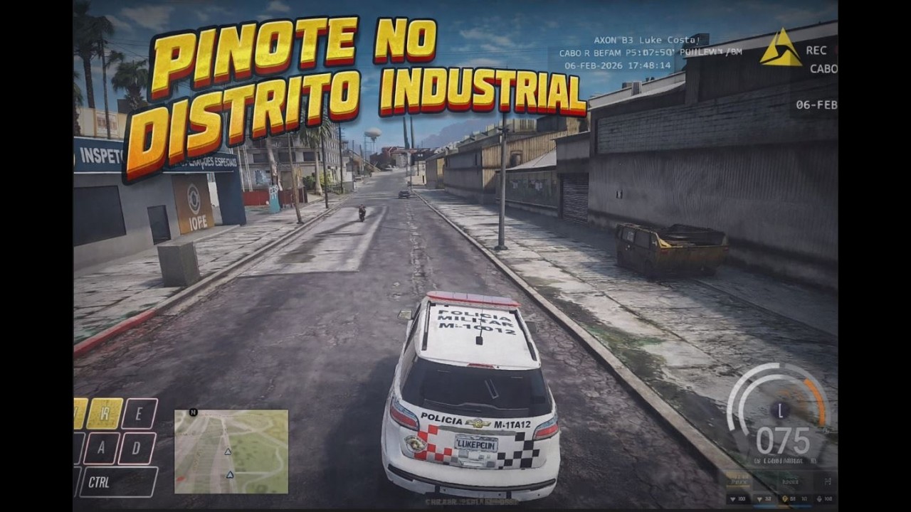 MOTO TIGGER 1200 EM FUGA NAS INDUSTRIAS  • Força Tática • BRASIL CAPITAL ROLEPLAY #gta #fivem