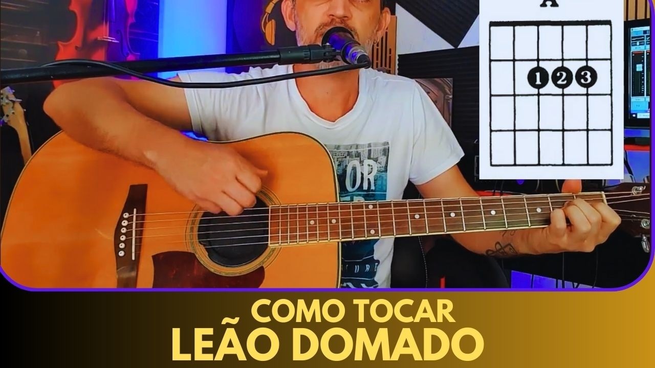 Aprenda a Tocar LEÃO DOMADO no Violão Iniciante 