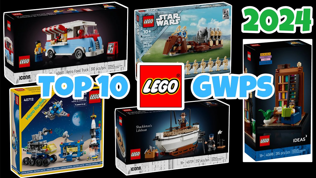 Top 10 LEGO GWPs of 2024