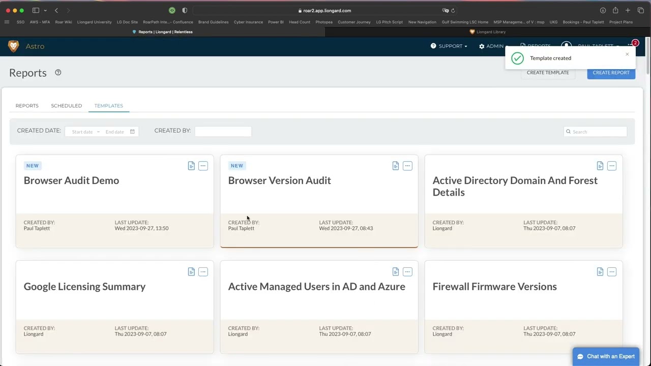 Address WebP Zero Day Vulnerability with a Browser Version Audit Report in Liongard