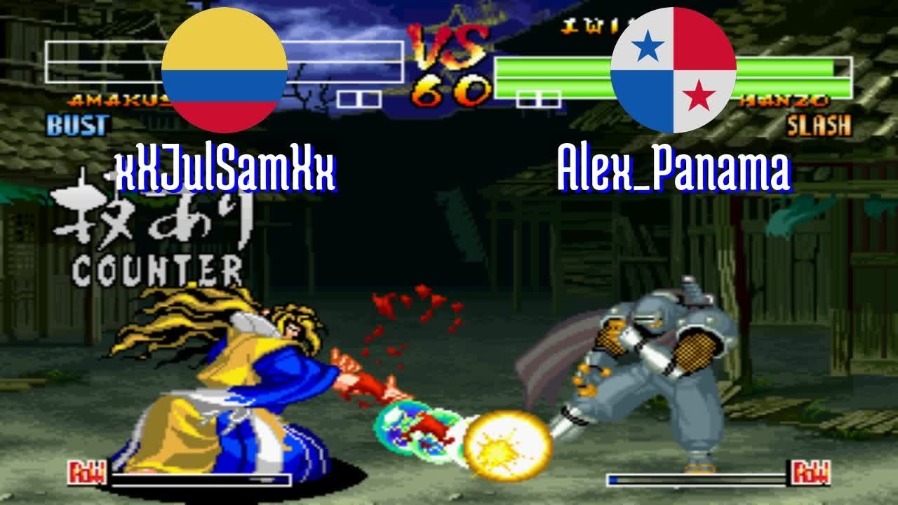 FT3 @samsho4: xXJulSamXx (CO) vs Alex_Panama (PA) [Samurai Shodown IV Fightcade] Feb 22