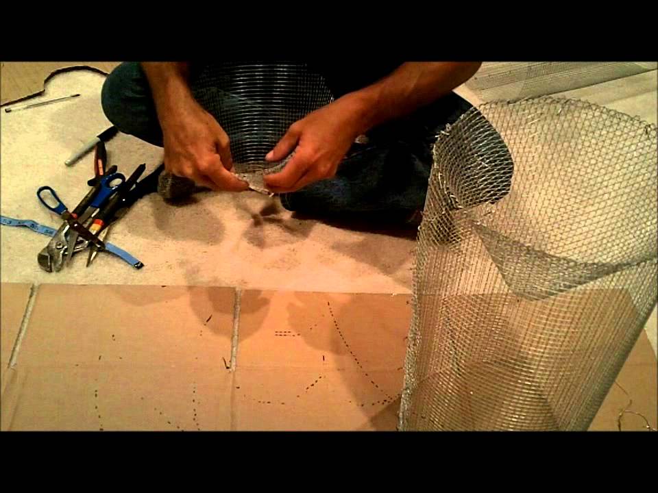 Make your own Crayfish, Crawfish, Traps. Step by Step instructions.