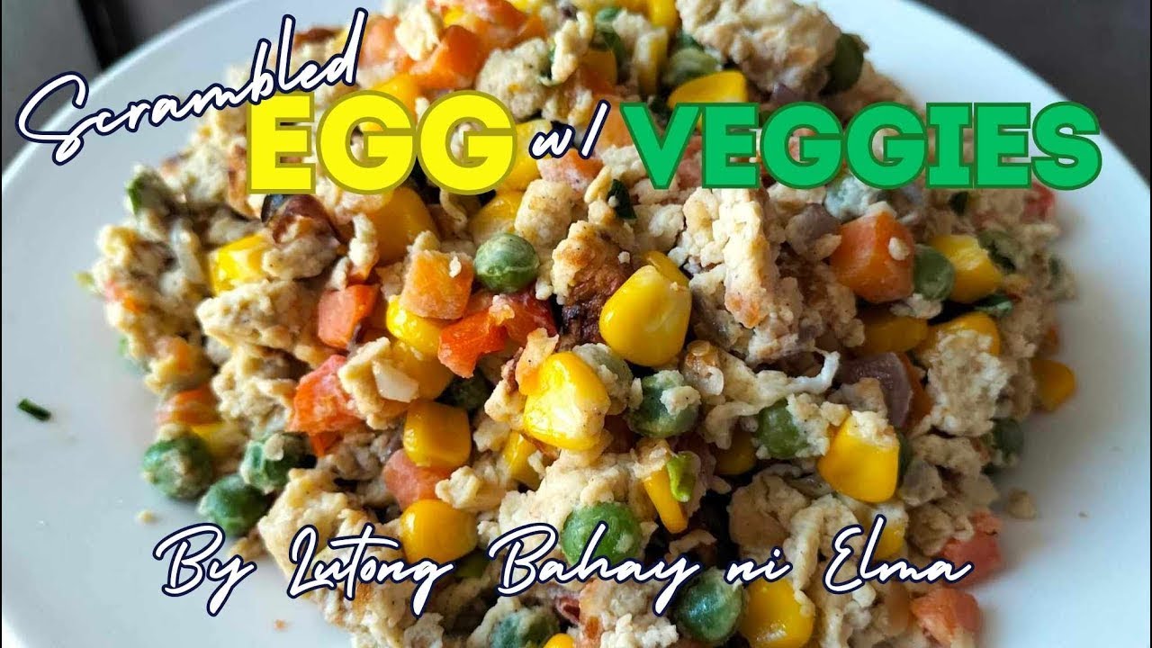 Egg with Veggies by Lutong Bahay ni Elma