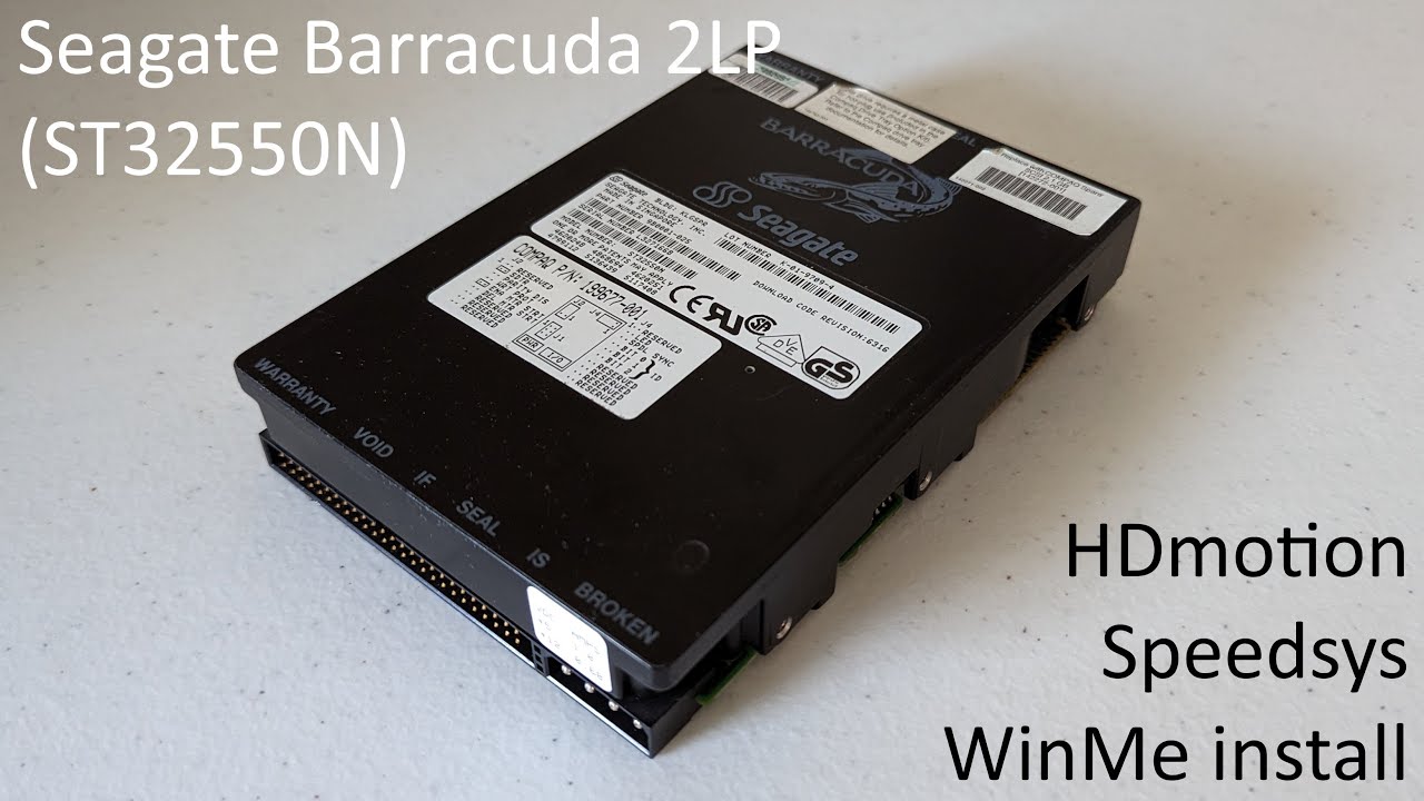 Seagate Barracuda 2LP (ST32550N) Hard drive sounds