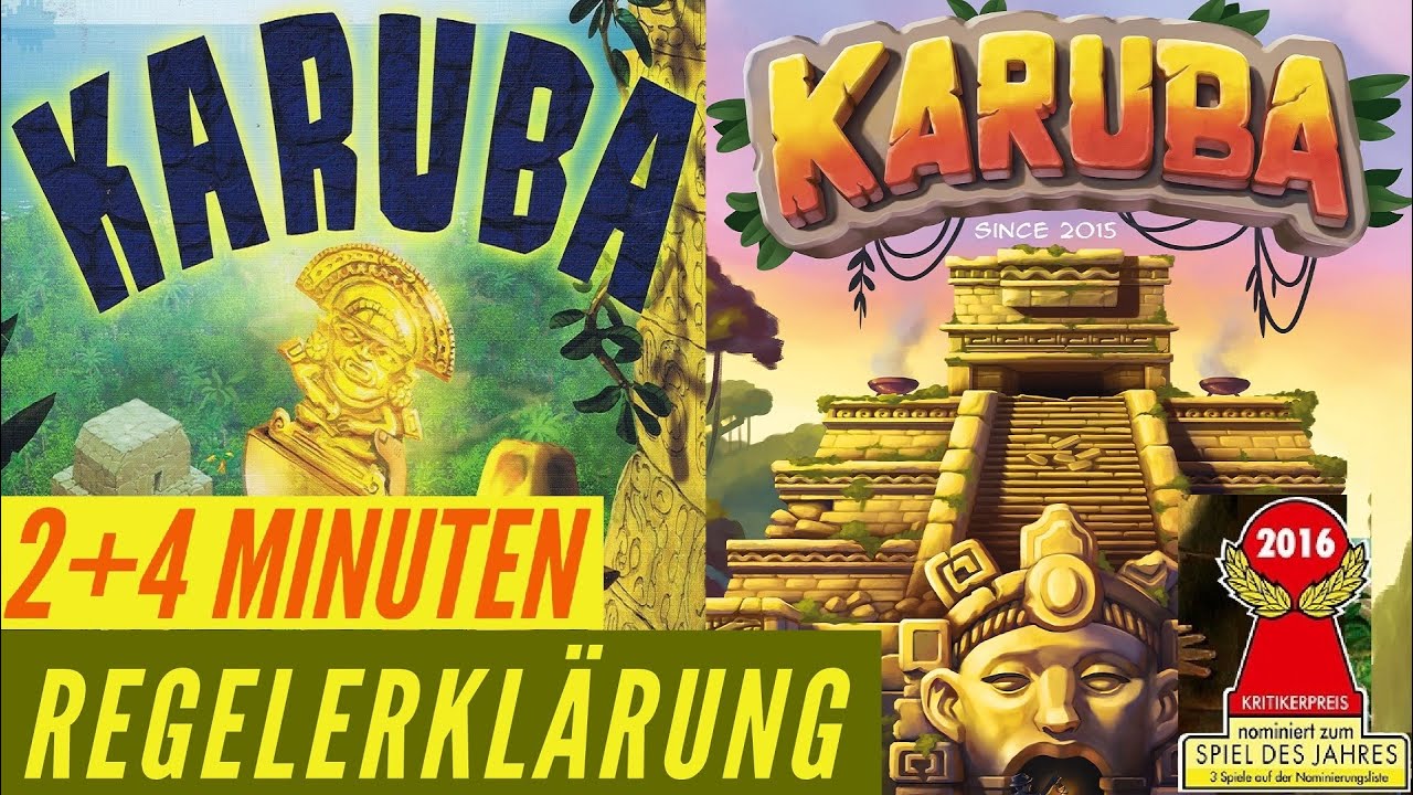 Karuba Regeln Anleitung Regelvideo Familienspiel Nominiert Spiel des Jahres 2016