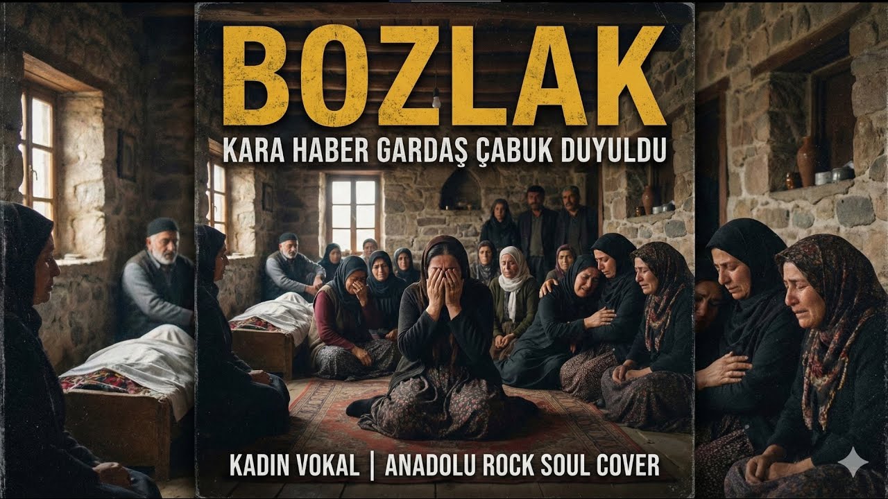 🎵  Bozlak &ndash; Kara Haber Gardaş &Ccedil;abuk Duyuldu | Kadın Vokal | Anadolu Rock Soul Cover  🎵