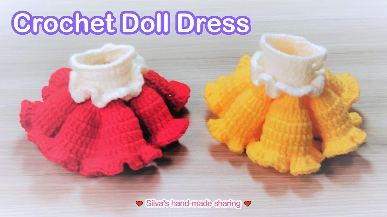 Very Beauty Crochet Doll Dress - The crochet pattern looking for🧶