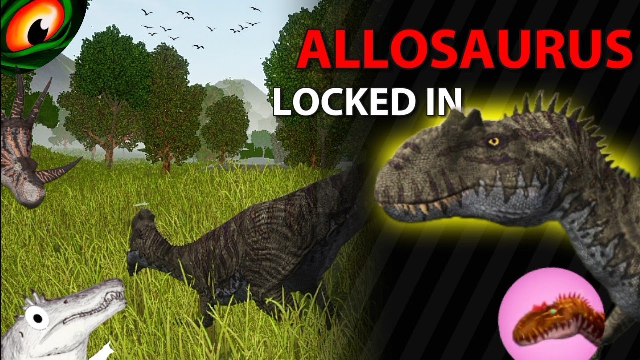 an Allosaurus dominating the WHOLE map 🗺️🔥|@dreamdustgames