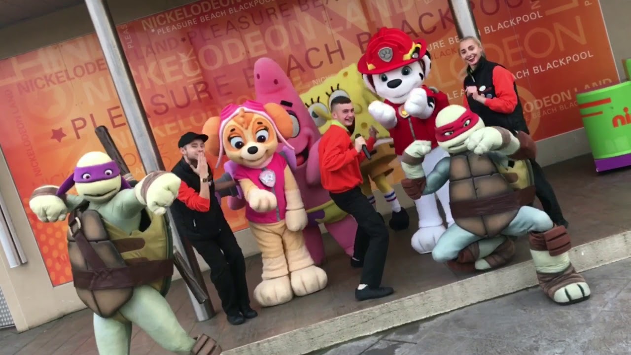Team Nick Takeover Nickelodeon Land at Blackpool Pleasure Beach