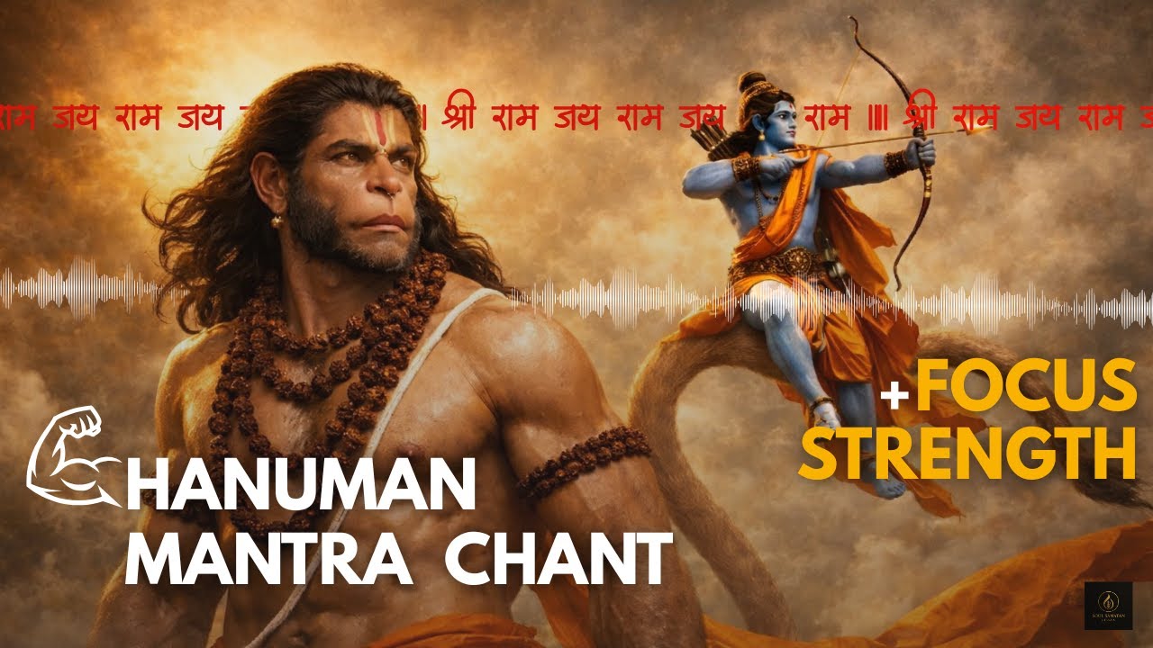 Powerful Hanuman Mantra Chant | Slow Rhythmic Gym Chant | Strength & Focus #hanumanbhajan