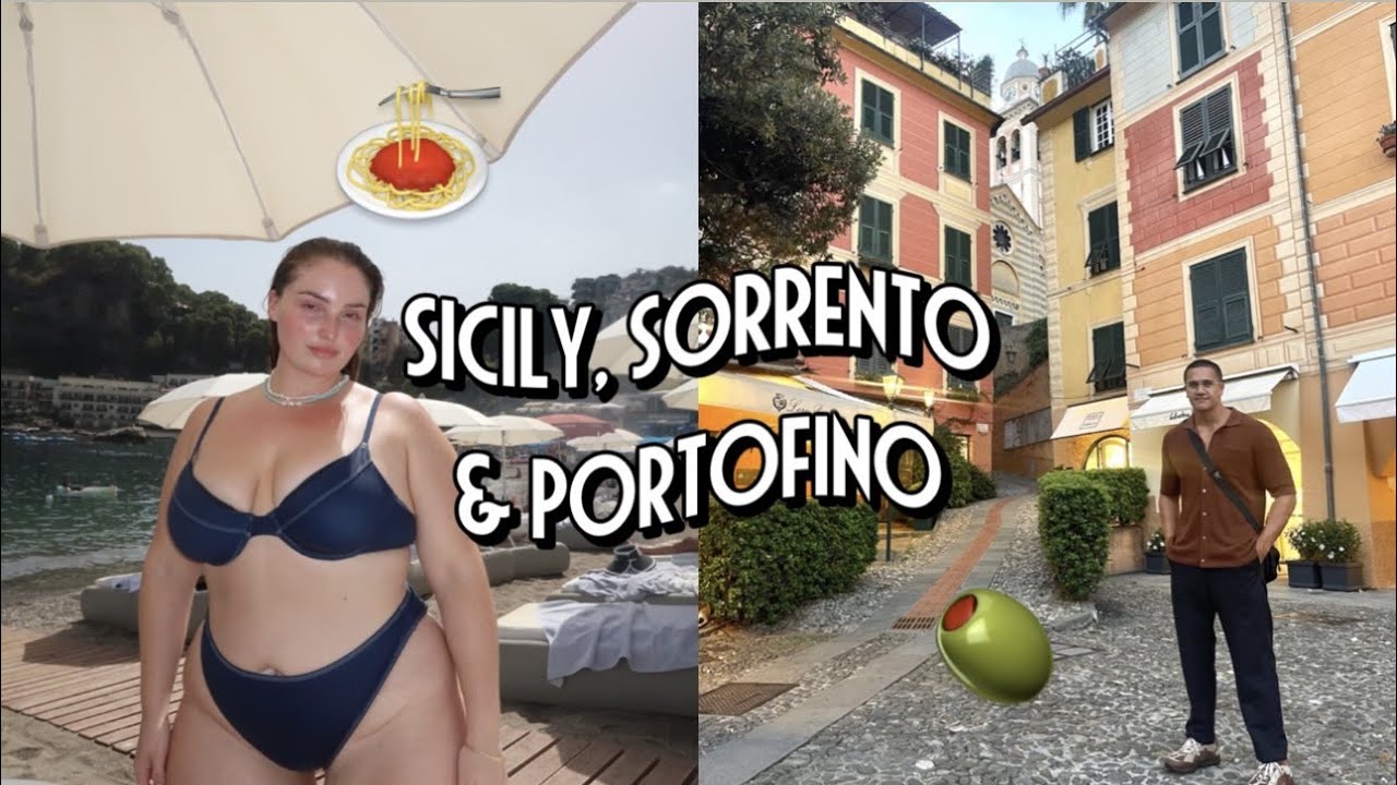 A week in Italy with my Fiancé  - Exploring Sicily, Sorrento & Portofino