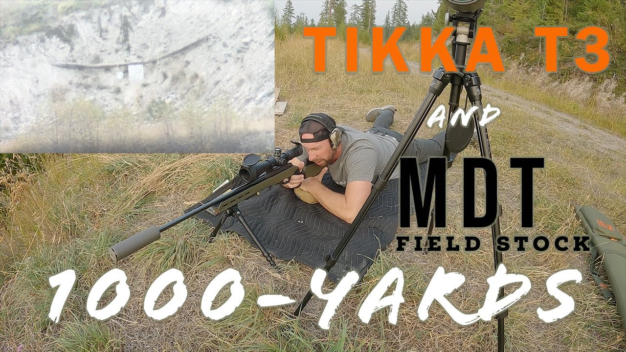 Обзор MDT Field Stock и TIKKA T3 Accuracy — 1000 ярдов