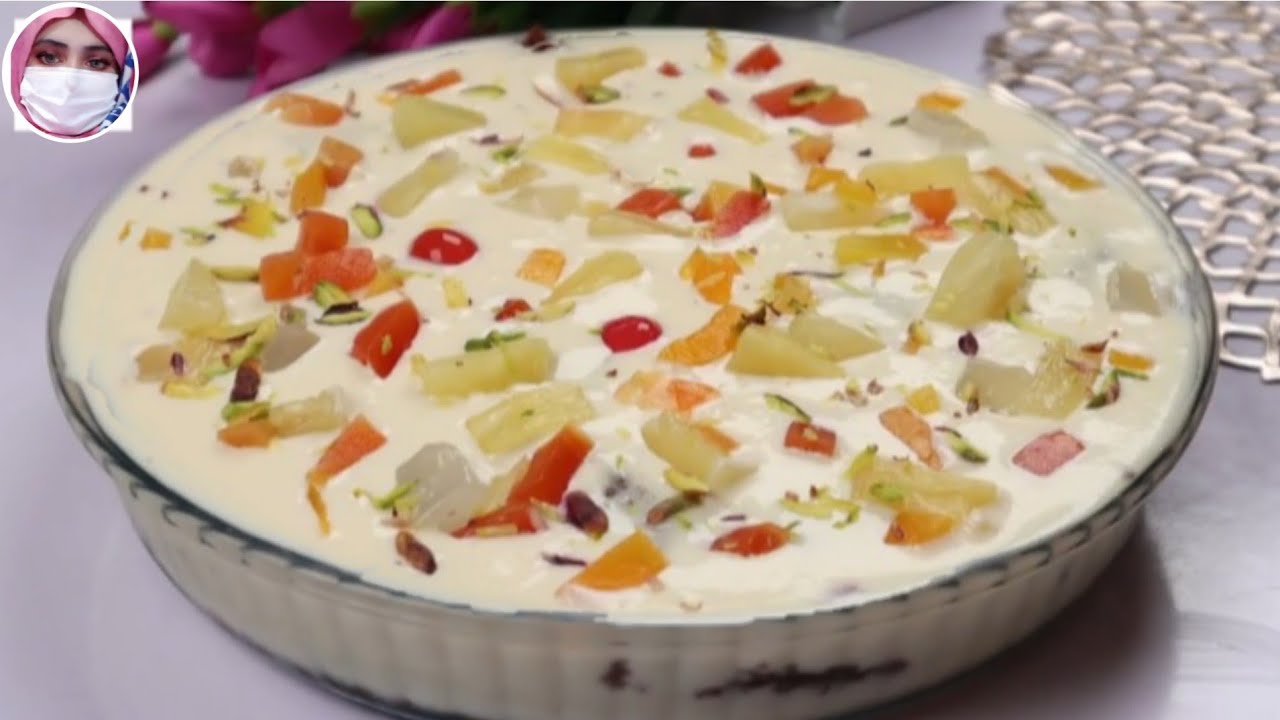Eid Special 10 Minutes Creamy Custard Chocolate Delight Recipe by Musarat Food Secrets 