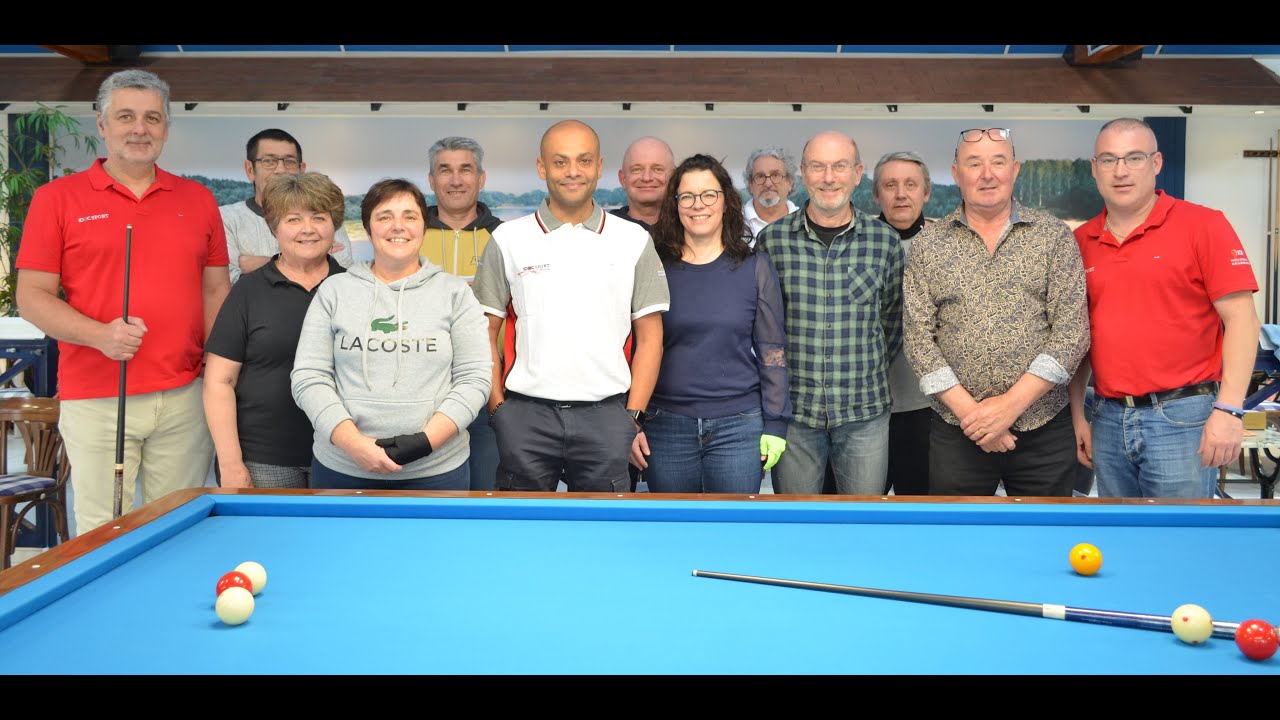 Stage avec Willy Gerimont au Billard Club Val d'Amboise