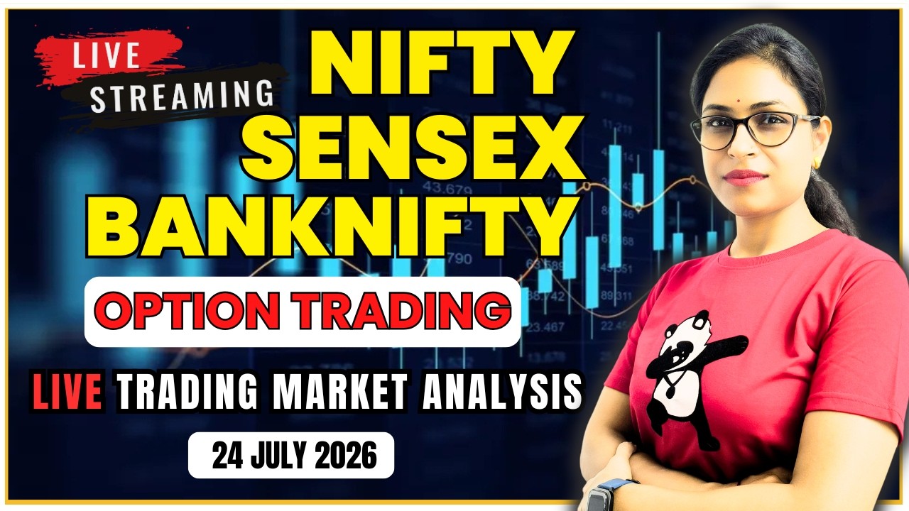 Live Trading Banknifty Nifty & Sensex Option 24 July ✅ #livetrading #nifty #bankniftylivetrading