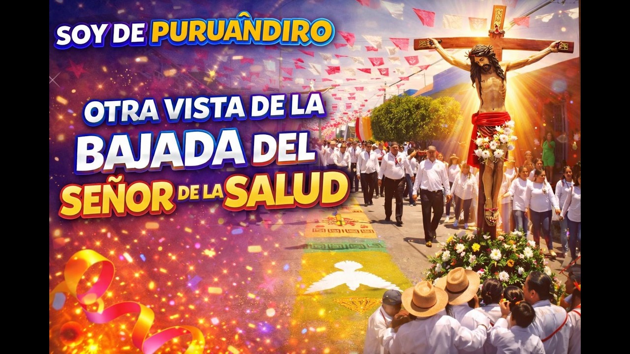 Otra vista de la bajada del Señor de la Salud