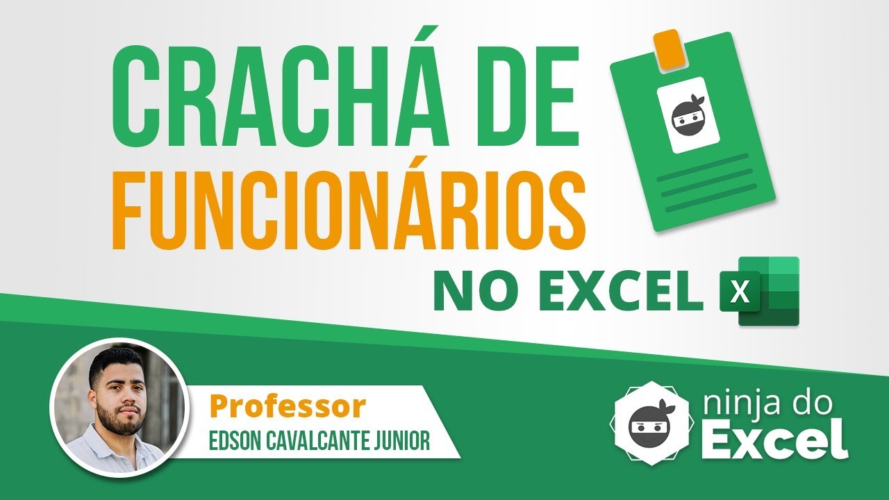Como Fazer Crachá no Excel - Modelos para Baixar